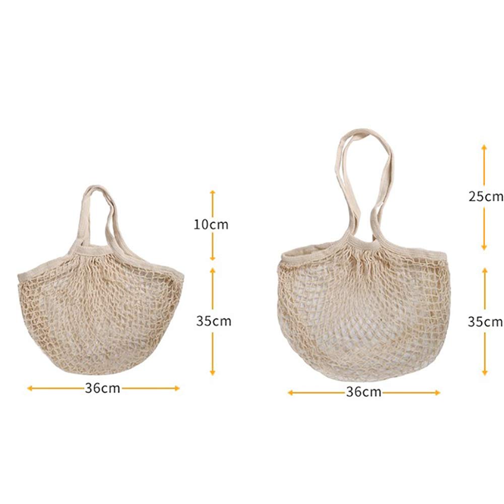 Reusable Produce Bags, Organic Cotton Mesh Bags for Grocery Shopping and Storage ，Machine Washable, Biodegradable, Eco-Friendly（11 Pack/2 Pack） (2)