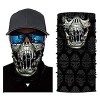 Youwend Cool Robot Skeleton Halloween Mask Scarf Joker Headband Balaclavas for Cycling Fishing Ski Motorcycle AC140