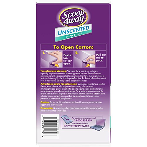 Scoop Away Super Clump, Unscented Cat Litter, 20 Pounds - Thumbnail 3