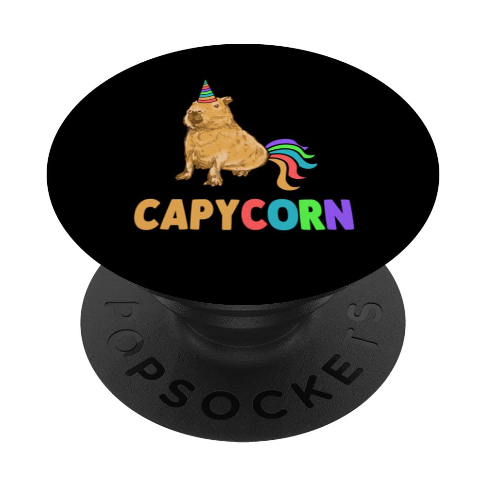 Capycorn Capybara Unicorn Funny Capybara Pet Owner PopSockets Swappable PopGrip