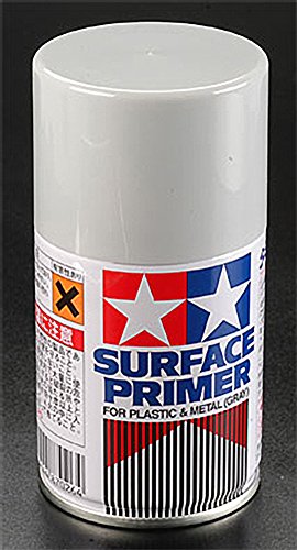 Tamiya America, Inc Surface Spray Primer: Gray, TAM87026