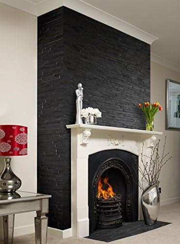 Verona Tiles Split Face Wall Tile Black