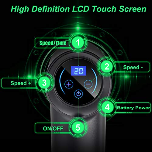 image for MOMMED Massage Gun, Deep Tissue Massage Gun for Athletes, Muscle Massa