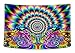 Tapestry Wall Cloth Fabric Hanging Bohemian For Bedroom Dorm Apartment Decoration Live Background Psychedelic Trippy Colorful Trippy Surreal Abstract Astral Digital Hemp Art 153x102cm(60x40inch)(001)