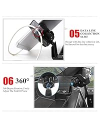 YOCTM - Soporte de coche para Ford F150 F-150 2015 2016 2017 2018 360° ajustable para salpicadero de coche, compatible con iPhone 8 8 Plus 7 7 Plus, Samsung S7 S8, HTC, LG, ZTE