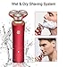 Electric Razor for Men 5 in 1 Grooming Kit Beard Trimmer Nose Hair Trimmer Facial Cleaning Cordless Waterproof USB Charging
