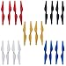 5 Colors Propeller Accessories New Quick Release Low-Noise Propellers CCW/CW Props Blades for DJI Tello RC Quadcopter,Pack of 5 Sets (Black+ White + Blue+ Red+ Yellow) Helistar