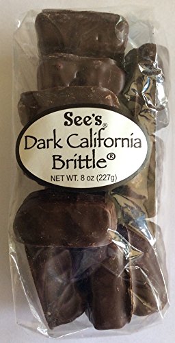 See's Candies Dark California Brittle 8 Oz