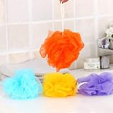 Omenluck 6Pcs Loofah Sponge Bath Flower Ball Back Scrubber Exfoliating Mesh view 3