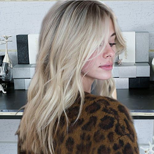 3T Ombre Balayage Blonde Loose wavy Lace Front Human Remy Hair Wig With Baby Hair