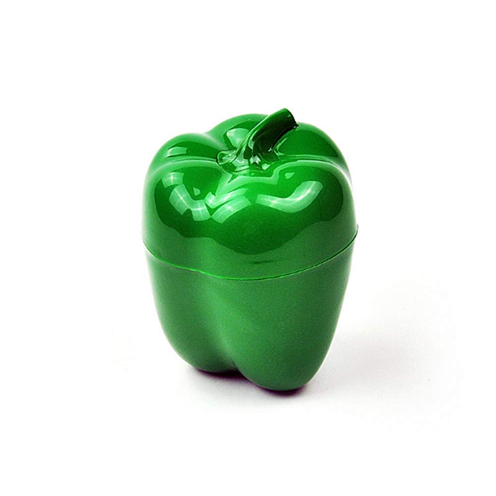 Molinter Food Storage Container Food Storage Box PC Food Storage Container with Lid for Kitchen Sweets Biscuit Preparation Storage (Green Pepper)