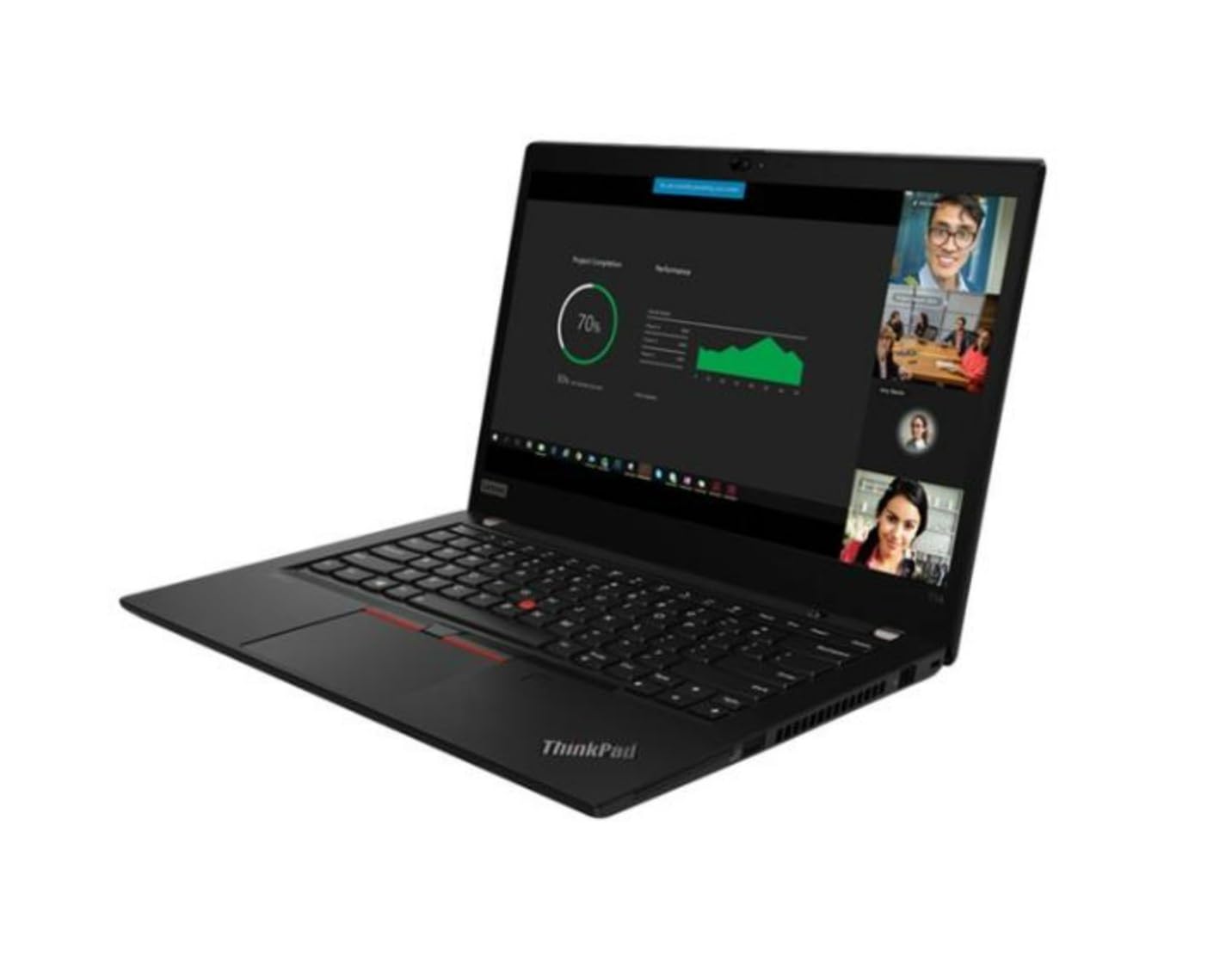 Lenovo Thinkpad T14 Gen 2 14" Notebook, Intel i5-1145G7 2.4Ghz (4.2Ghz Turbo), 16GB RAM, 256GB M2 SSD, Full HD, Touchscreen, BT 5.1, Windows 11 Pro, Tastatur QWERTZ Deutsche