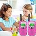 Aphse Kids Walkie Talkie Wireless Two Ways Radio Toy T-388 3 Miles Range 22 Channels Built in Flash Light Children Birthday Gift Mini Walkie Talkie for Outdoor Adventures Camping Hiking Set of 2