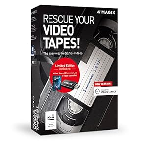 Rescue your Videotapes! – Version 9 – Digitizing Video Cassettes Made Easy (PC)|Version 9|1|One time|PC|Disc