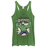 Marvel Hulk Getting Ripped Womens Graphic Racerback Tank - Fifth Sun