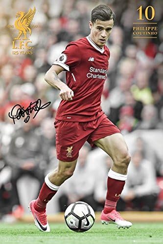 POSTER STOP ONLINE FC Liverpool - Soccer Poster/Print (Philippe Coutinho - Season 2017/2018) (Size 24" x 36")