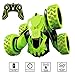SZJJX Stunt RC Car, 2.4Ghz Double Sided Tumbling Remote Control Vehicle, 3D Deformation, Radio Controlled Off-Road Truck (Green)