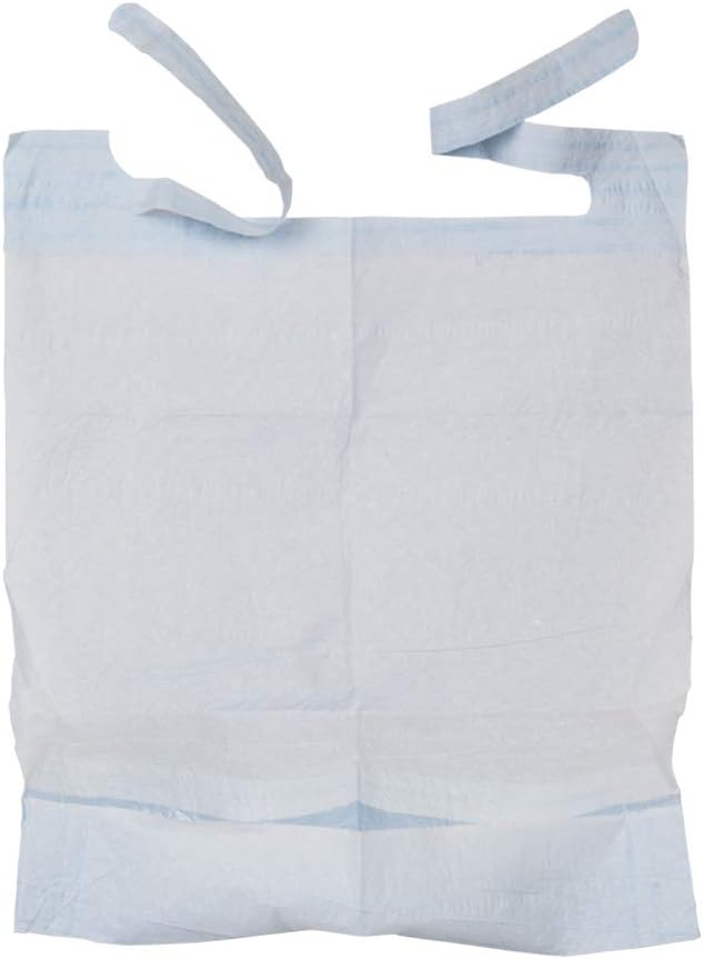 Adult Disposable Bibs - 125 Pack