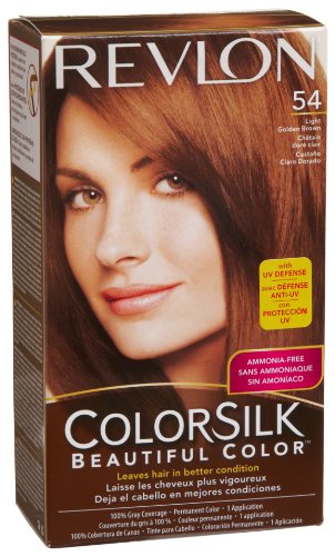 Revlon ColorSilk Hair  Color  54 Light Golden  Brown  1 Each 