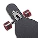 BACKFIRE Drop Through Longboard Complete Double Kick 42x9.5inch Professional longboards