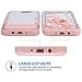 ULAK Galaxy J7 V Case, Galaxy J7 Perx Case, Galaxy J7 Sky Pro Case, Anti Slip Dust Scratch Shock Resistance Protective Cover for Samsung Galaxy J7 V (2017) (Rose Gold Stripes)