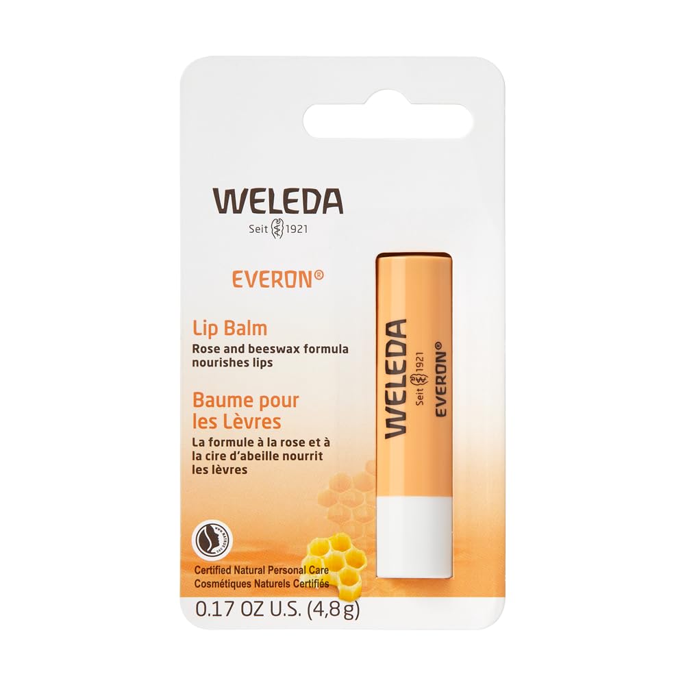 Photo 1 of Weleda Everon Lip Balm, Soin Des Levres - 0.17 Oz, White