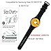 Gear S2 Watch Bands, ViCRiOR Nylon Ballistic Nato Woven Adjustable Replacement Strap Watchand with Adapter Connector for Samsung Gear S2 SM-R720 & SM-R730 Smart Watch, Black