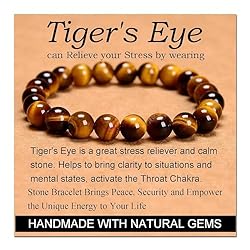 AD Beads Handmade Gemstone Stretch Elastic Bracelet