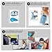 HEALQU Blue Emesis Bags, Disposable Vomit Bags, 1000ml (48 Pack)