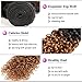 Alisfeel Ombre Kinky Curly Hair with Closure Grade 8A Brazilian Virgin Curly Hair Extensions with 4x4 Free Part Lace Closure Human Hair 1B/30# Color (18 20 22+16)