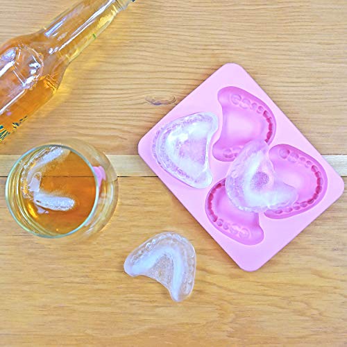 Fairly Odd Novelties FON10014 Smile Teeth Denture Shaped ICE Tray Mold Perfect Gag or White