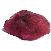 GEMHUB Natural Raw Ruby 23.00 Ct - Untreated Rough Uncut Red Ruby Loose Gemstone for Jewelry Making, Lapidary and Gem Collection - Single Stone
