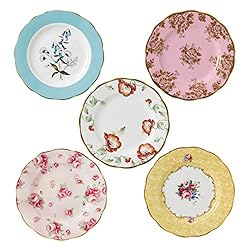 Royal Albert 100 Years 1950-1990 Plate Set, Mixed