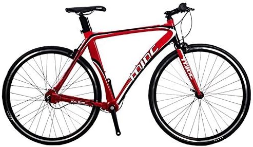 Amazon Jdc R100 700c男性用 女性用自転車 学生自転車 高精度シャフトドライブ ノーチェイン インナー3スピード 赤a Tdjdc ロードバイク