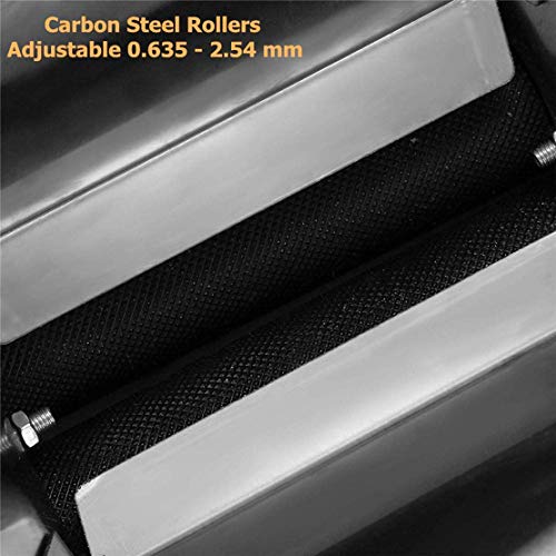 Vogvigo Manual Malt Miller 2 Roller Grain Crusher Barley Malt Mill Homebrew Grain Grinder Crusher Beer