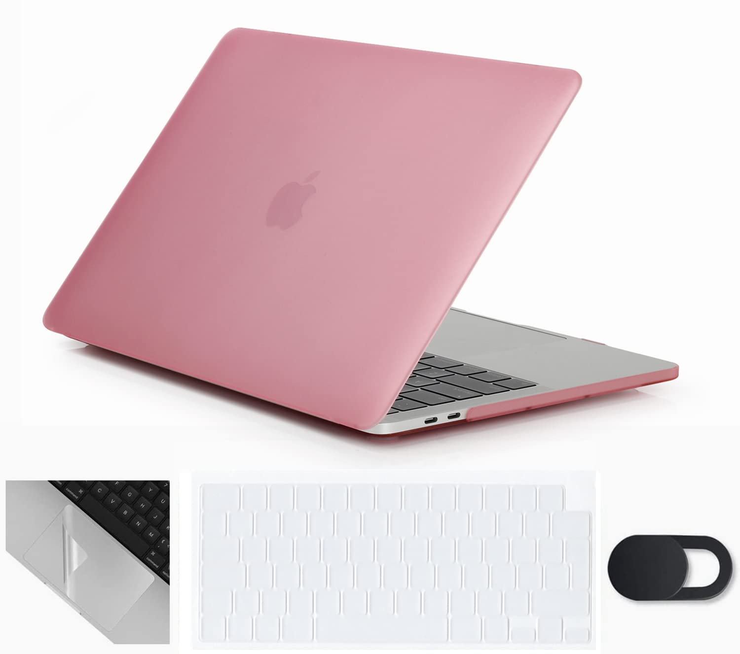 Se7enline Compatible with Best MacBook Pro Case 14 inch 2021/2022/2024 2023 M4 M3/M2/M1 A2918/A2992 A3112 A3401/A2779/A3434 Hard Shell Case & Keyboard Skin & Touchpad Protector &Webcam Cover,Pink