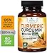 Turmeric Curcumin Highest Potency 95% Curcuminoids 2600mg with Bioperine Black Pepper for Best Absorption, Made in USA, Best Vegan Joint Pain Relief, Nature's Nutrition Turmeric Pills - 60 Capsules primary