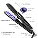 Ovonni Hair Straightener Brush, Ionic Steam Ceramic Hair Straightening Comb with Anti-Scald Glove and Velvet Bag, Faster Heating and Dual Voltage