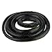 Elongdi Realistic Snake, Realistic Rubber Snake Toy, Black Mamba Fake Snake Animal Fake Toy for Scary Trick or Joke, 52 Inches