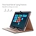 ProCase Galaxy TabPro S Case, Leather Stand Folio Case Cover for Galaxy TabPro S 12 inch 2-in-1 Tablet 2016, with Multiple Viewing Angles, Document Pocket (Black)