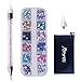 Afantti Jewel Picker Setter Pickup Tool - Wax Pencil Rhinestone Applicator Application Kit - for Pick Up Nail Gem Crystal Jewelry | Double Ended |  Flatback Rhinestones (2400 Pcs)