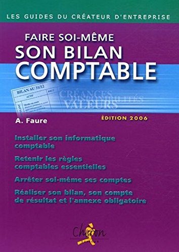 Faire soi-même son bilan comptable