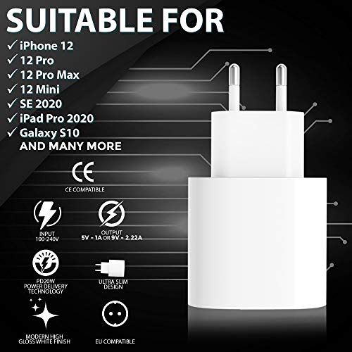 20 W USB C-oplader met Power Delivery-technologie, universele snellader - Afbeelding 6