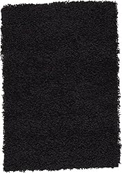 Unique Loom Solid Shag Collection Area Rug