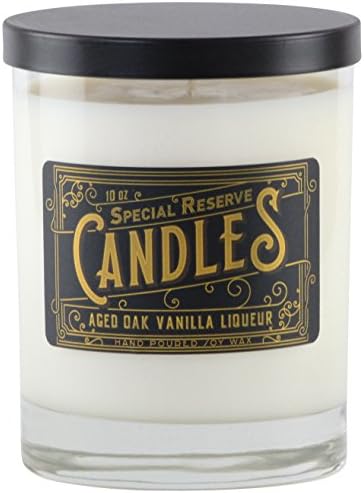 Special Reserve Soy Wax Candle Aged Oak Vanilla Liqueur Scent