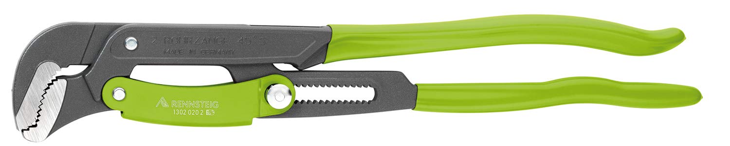 Rennsteig Leather Case Grip Wrench S Jaw with Quick Adjustment 2 "