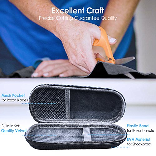 Hard EVA Razor Travel Case for Men's Razor Gillette Mach 3 Fusion