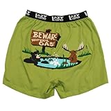 Beware Natural Gas Boxer Leisure Sleep Short Lazy One