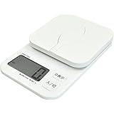 ドリテック デジタルスケール パカット 2kg ホワイト KS-257WT