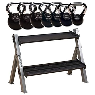 Body-Solid 5-35 Chrome Kettlebell Set with Rack Nigeria Ubuy